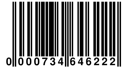 0 000734 646222