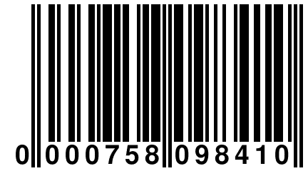 0 000758 098410