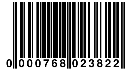 0 000768 023822