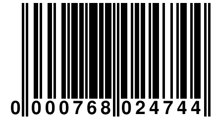 0 000768 024744