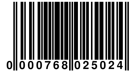 0 000768 025024