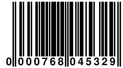 0 000768 045329