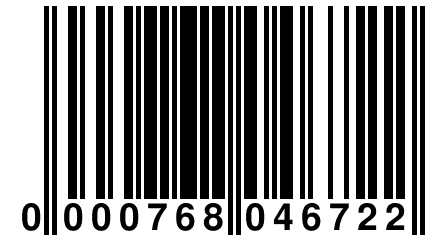 0 000768 046722