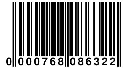 0 000768 086322