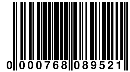 0 000768 089521