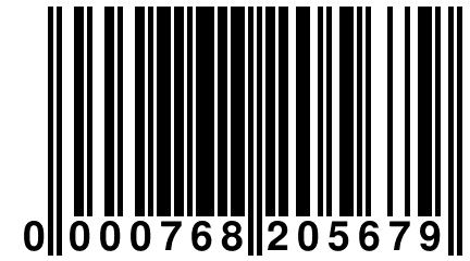 0 000768 205679