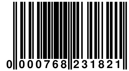 0 000768 231821