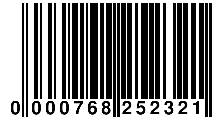 0 000768 252321