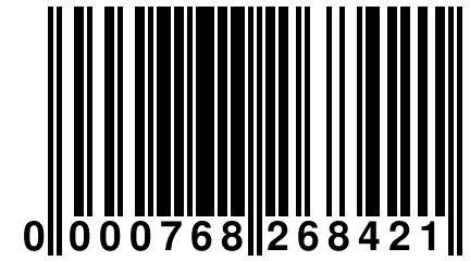 0 000768 268421