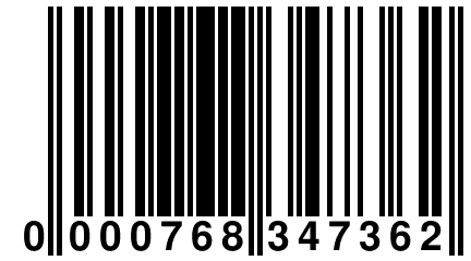 0 000768 347362