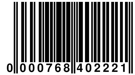 0 000768 402221