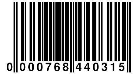 0 000768 440315