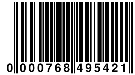 0 000768 495421