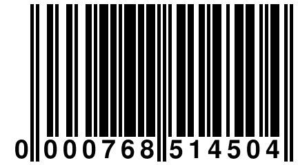 0 000768 514504