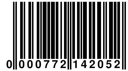 0 000772 142052