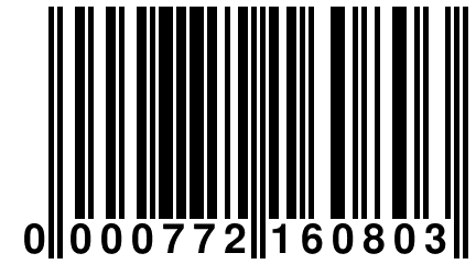 0 000772 160803