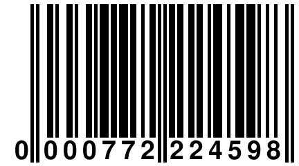 0 000772 224598