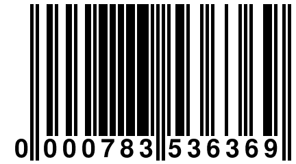 0 000783 536369