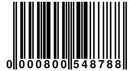 0 000800 548788