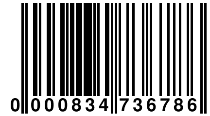 0 000834 736786