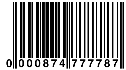 0 000874 777787