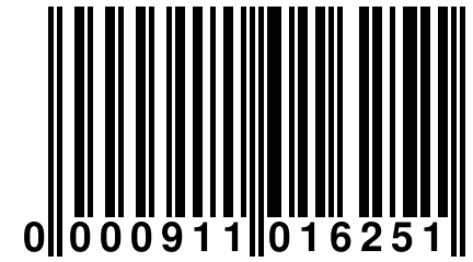 0 000911 016251