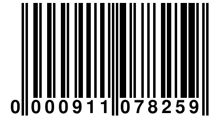 0 000911 078259