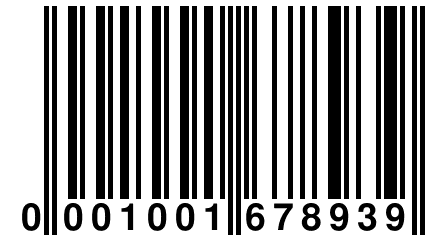 0 001001 678939