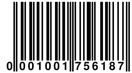 0 001001 756187