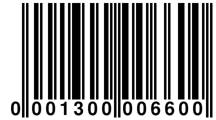 0 001300 006600