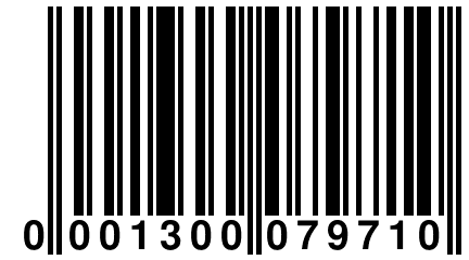 0 001300 079710