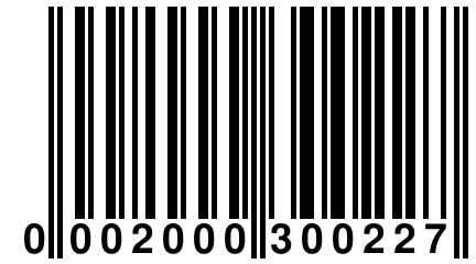 0 002000 300227