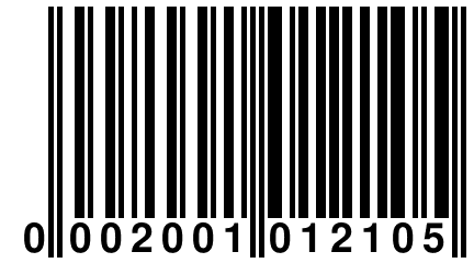 0 002001 012105