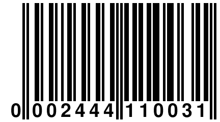 0 002444 110031