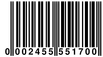 0 002455 551700