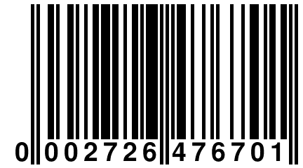 0 002726 476701