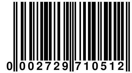 0 002729 710512