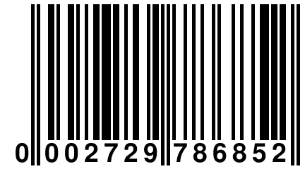 0 002729 786852