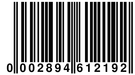 0 002894 612192