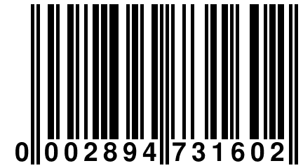 0 002894 731602