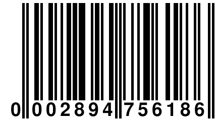 0 002894 756186