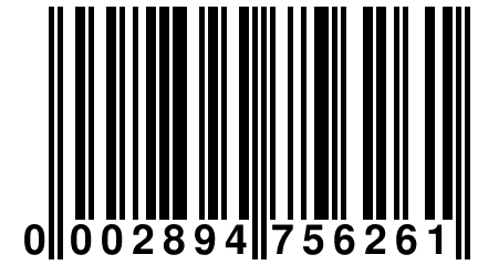 0 002894 756261