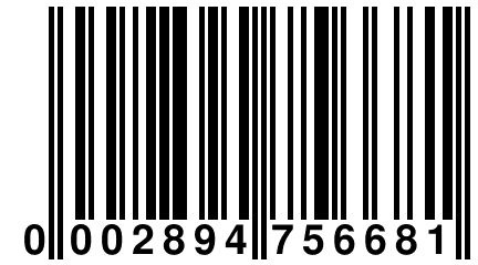 0 002894 756681