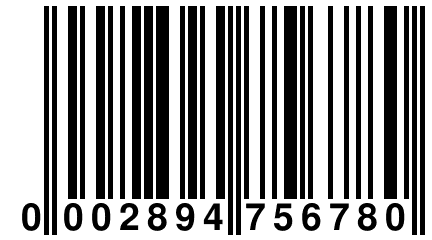 0 002894 756780