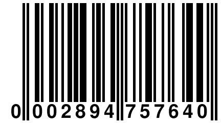 0 002894 757640