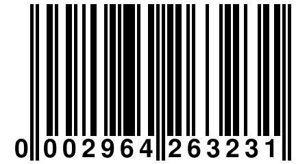 0 002964 263231