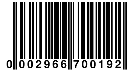 0 002966 700192