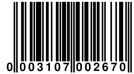 0 003107 002670