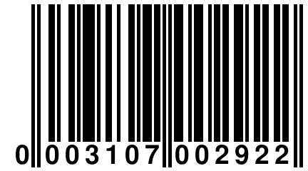 0 003107 002922