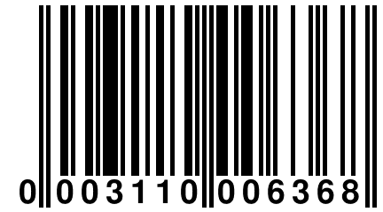 0 003110 006368